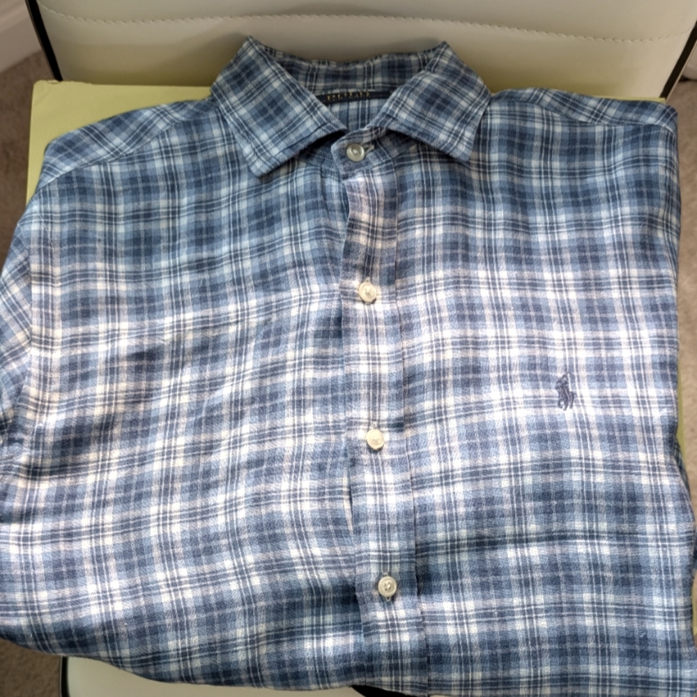 Ralph Lauren Polo Line Button Up. Excellent Condition.